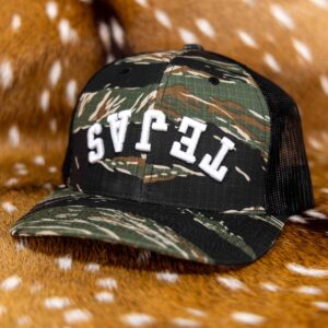 THC Camo Trucker — Black Tiger Stripe